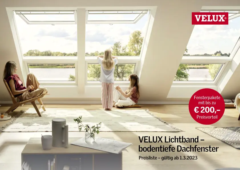 Velux Lichtband Aktion