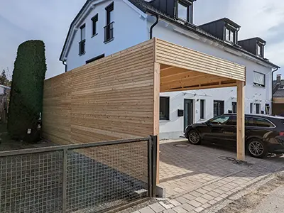 Fassade Carport