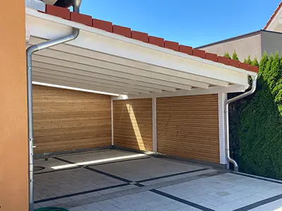 Fassade Carport